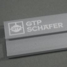 Laser marking aluminium nameplate