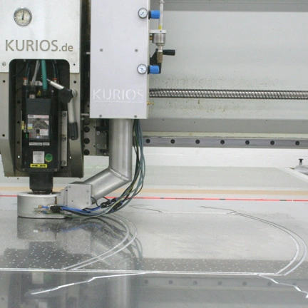 Milling aluminium profile